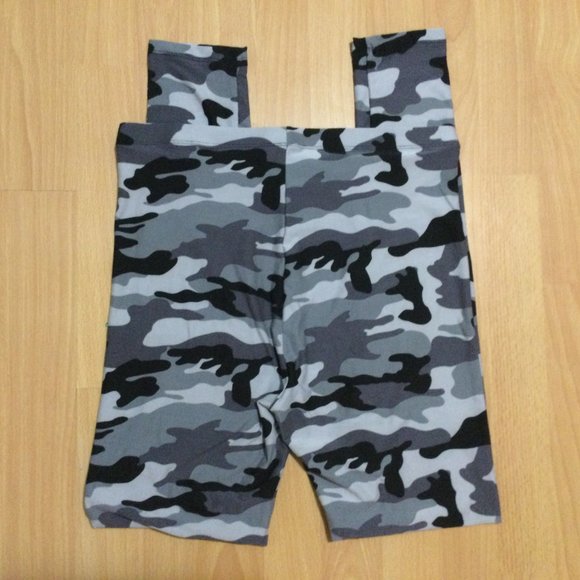 SWS Gray Camo Soft Leggings XL NWT - Picture 6 of 13